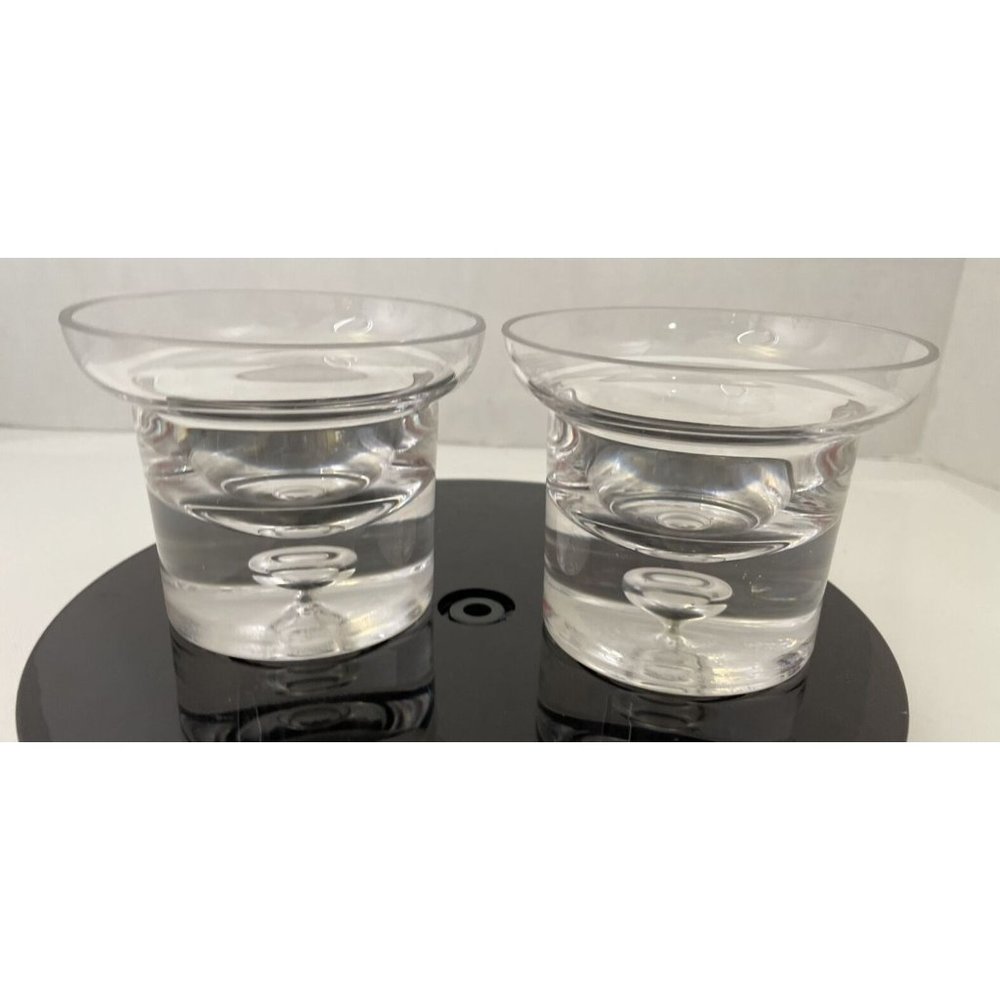 2 Crate & Barrel Direction 3"X3.75" Votive Candle Holder - ALL NEW